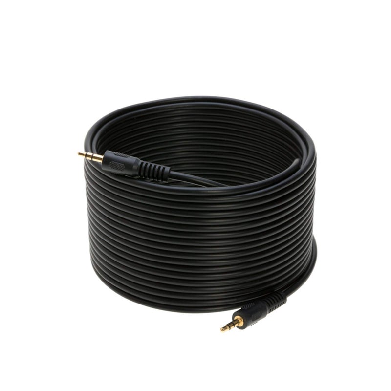 WireZee 3.5mm to 3.5mm Male Audio Stereo Cable - 3ft, 6ft, 12ft, 25ft, 50ft, 100ft (100FT) - Image 3